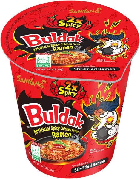 SAMYANG - Samyang Buldak 2x Spicy Hot Chicken Ramen Cup 80g